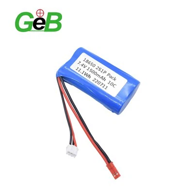 18650 Battery 1500mah 7.4 V