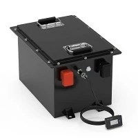 36V 105Ah LiFePO4 Golf Cart Battery (GEB-GP36105, 38.4V 4.03kWh LCD Display)